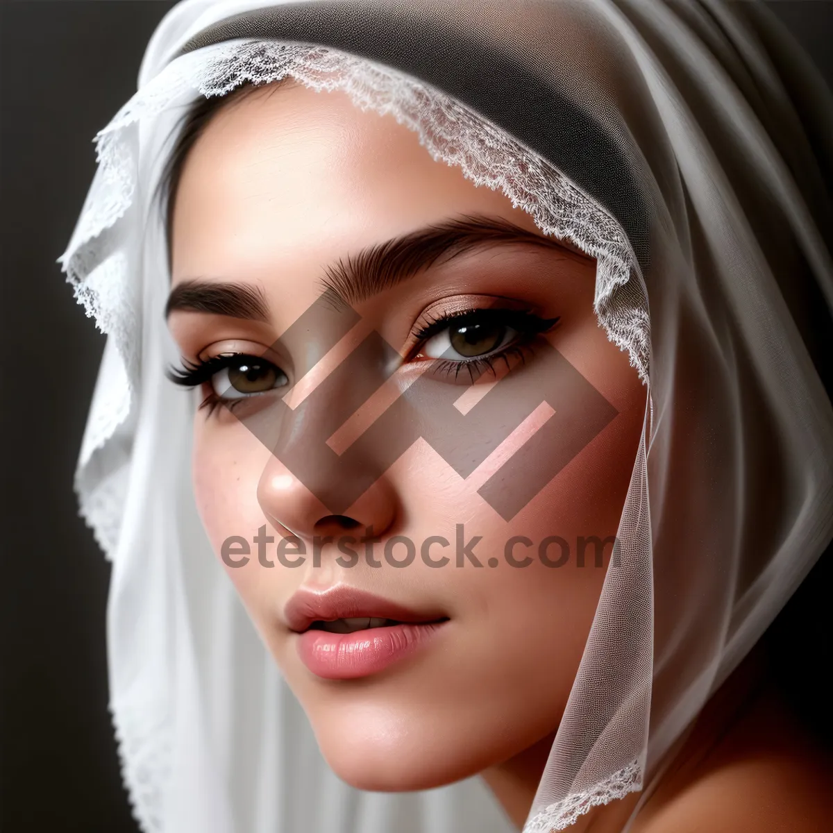 Picture of Divinely Beautiful Abbess: Portrait of a Spiritual Lady