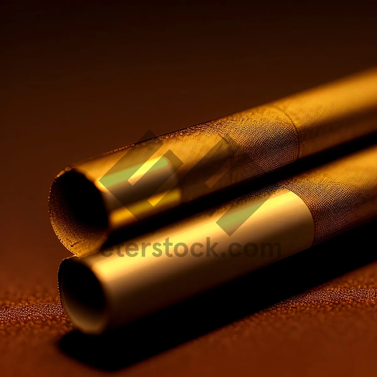 Picture of Metal Fountain Pen on Closeup