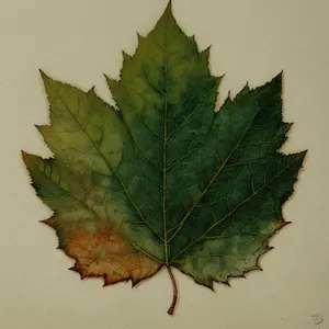 Vibrant Autumn Maple Leaf Decoration