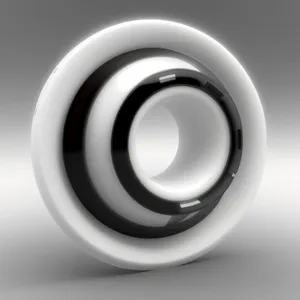 Modern Shiny Glass Button Set