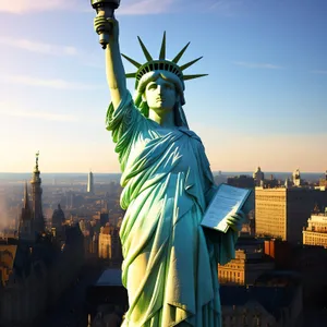 New York City's Iconic Lady Liberty Statue