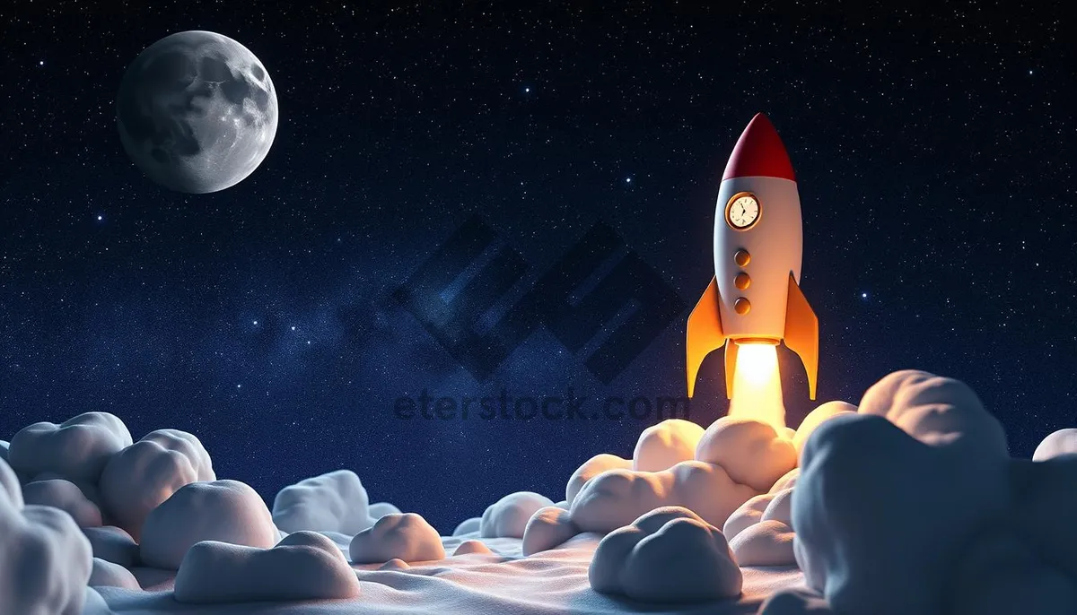 Picture of Moon Planet Space Shuttlecock Night Star Universe