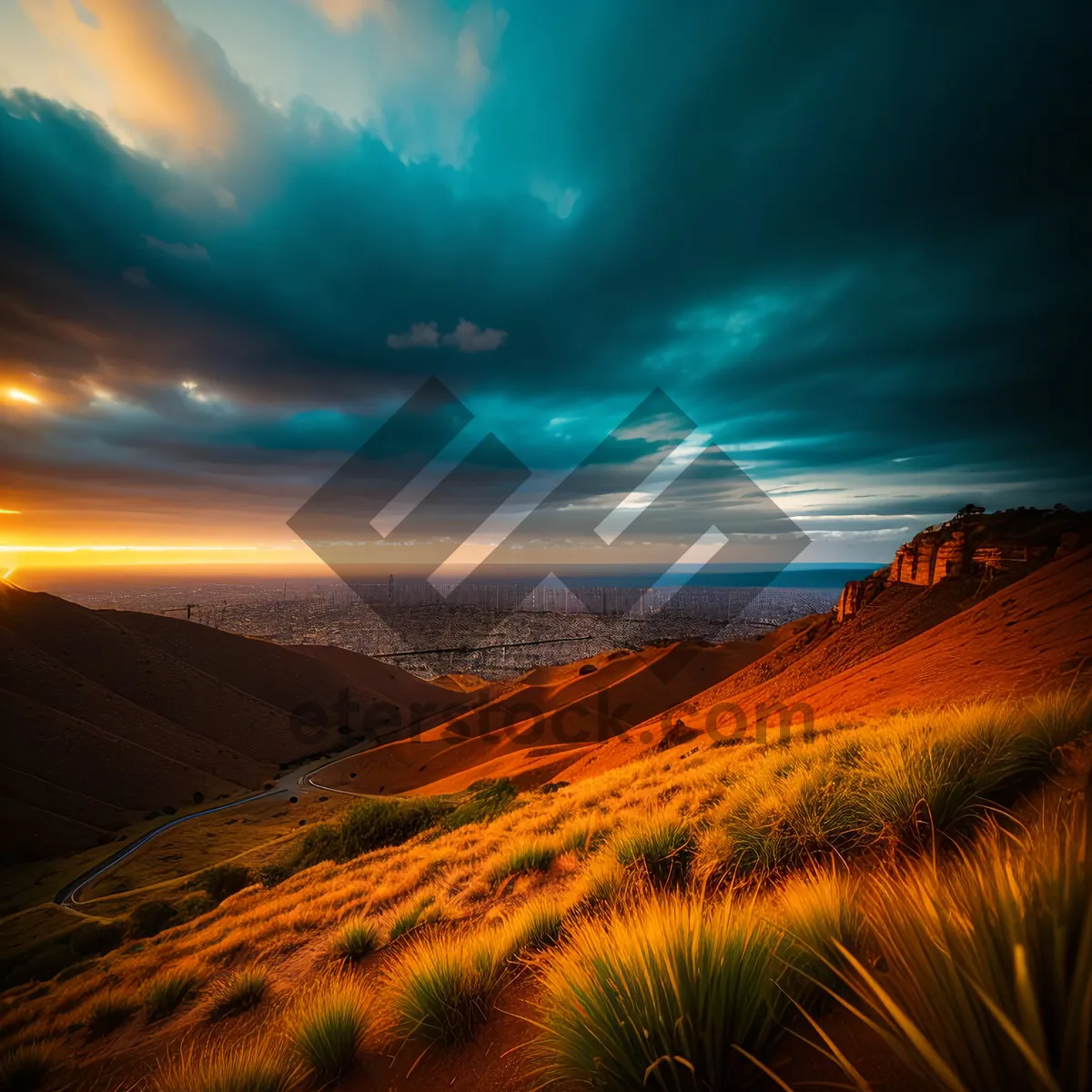 Picture of Serene Sunset by the Beach