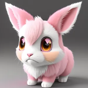 Fluffy Bunny Portrait