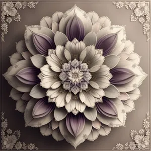 Damask Vintage Floral Pattern Wallpaper