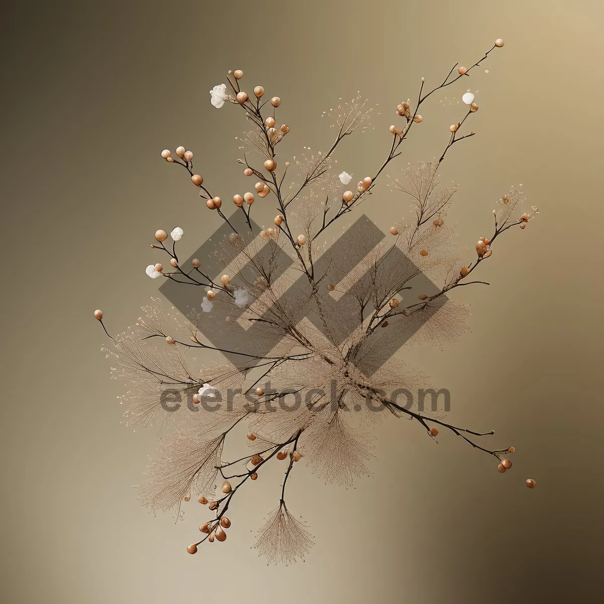 Picture of Winter Sky Tree Snowflake Light