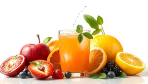 Fresh, Healthy, and Juicy Orange Tomato Drink