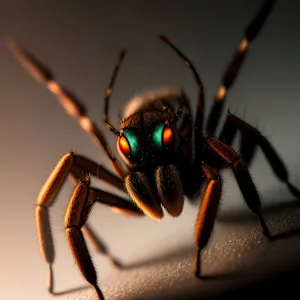 Black Widow Arachnid - Close-up Wildlife