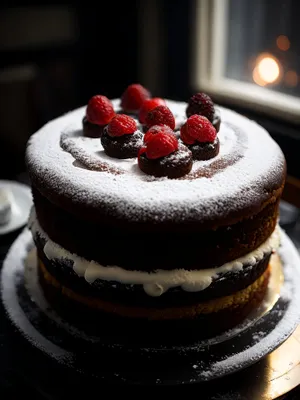 Mouth-watering Berry Chocolate-Pastry Delight