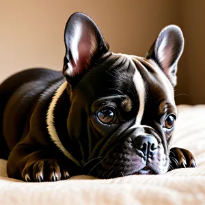 Cute Bulldog Terrier - Funny Wrinkle Head!