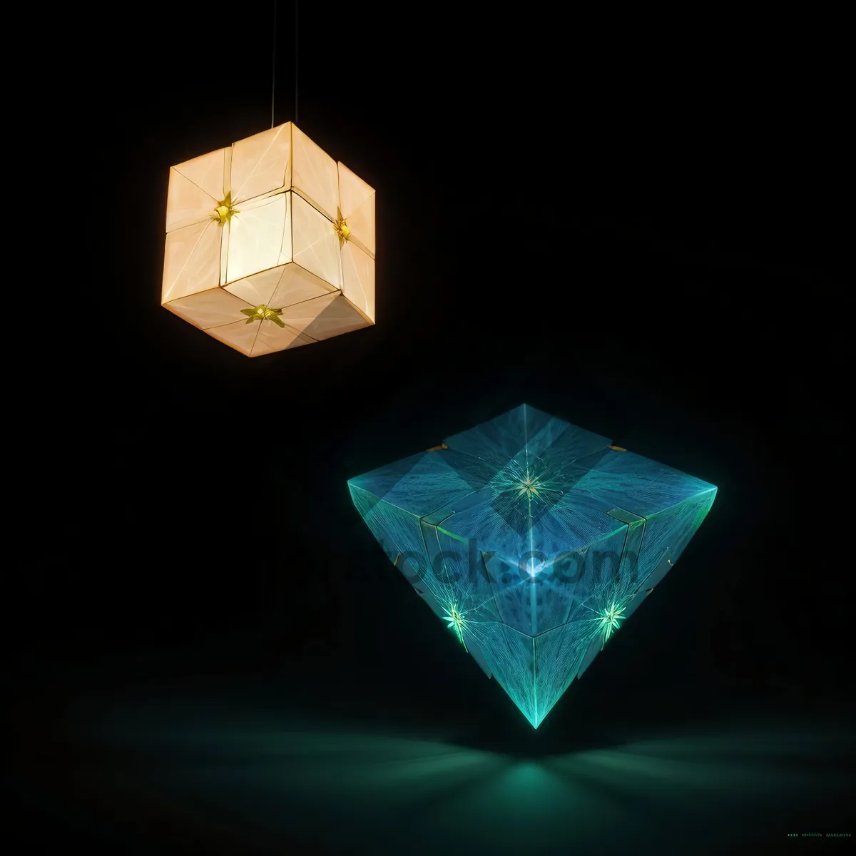 Picture of 3D gem graphic design symbol gift shape