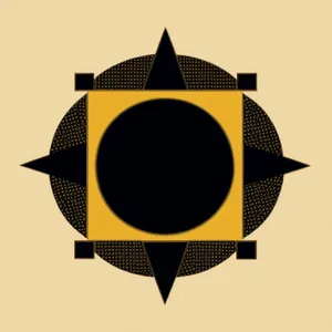 Graphic Design Icon Symbolizing Heraldry