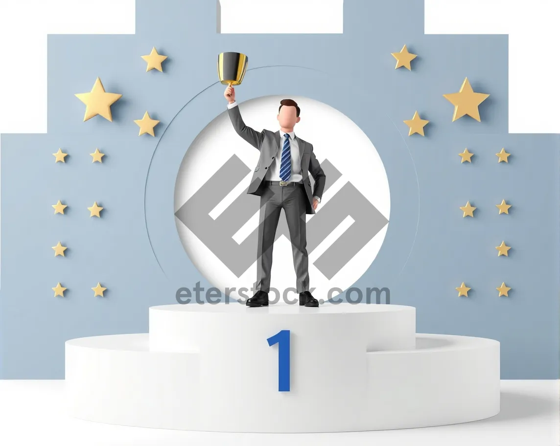 Picture of Business person cartoon icon illustration.