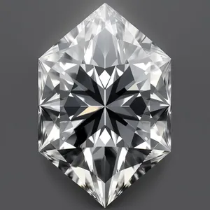 Radiant Diamond Crystal - Precious 3D Jewel