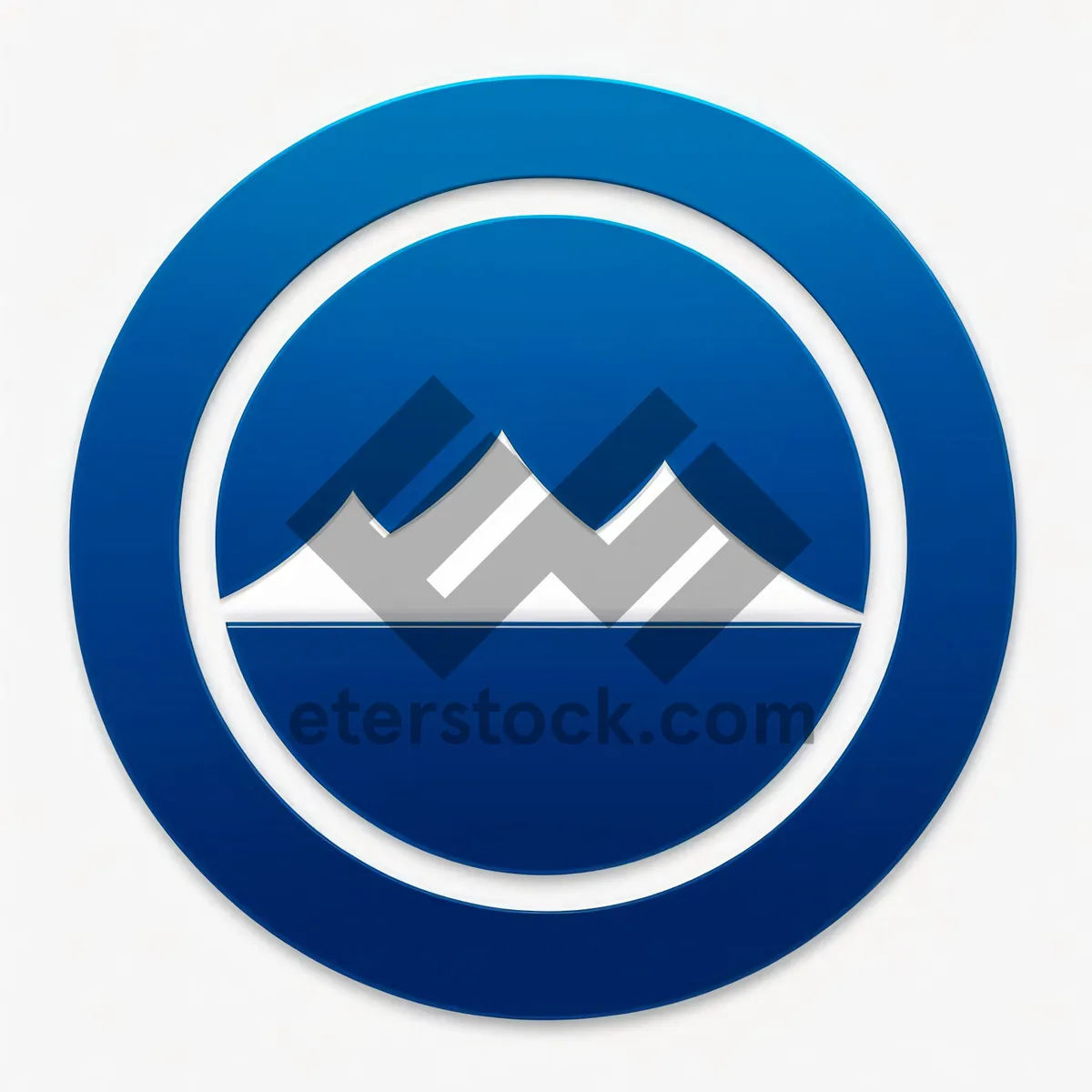 Picture of Web Button: Sleek Round Symbol for Business Website Design