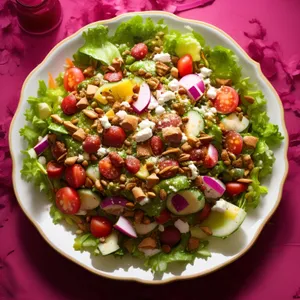 Nutritious Gourmet Salad with Fresh Veggies