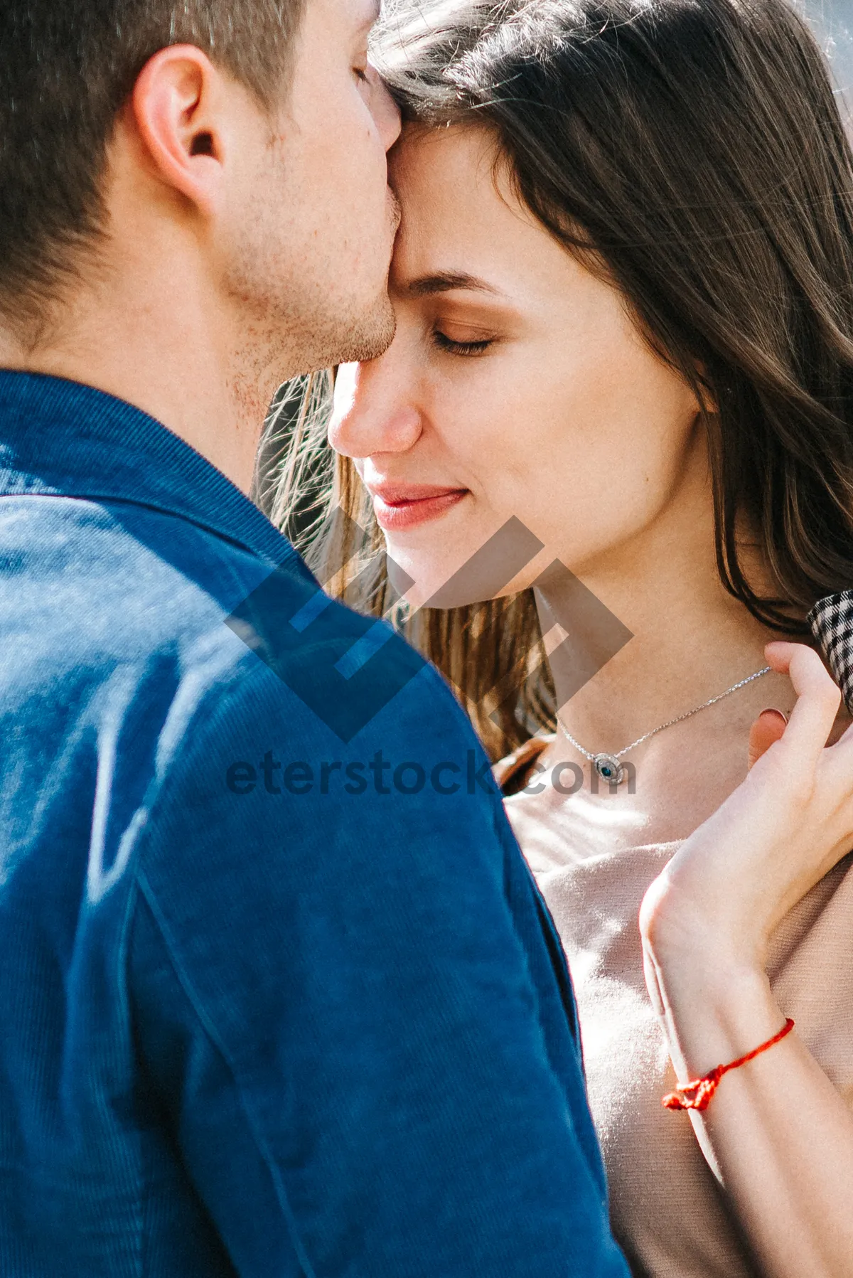 Picture of Fashionable Couple Buckled Up in Safety Belts