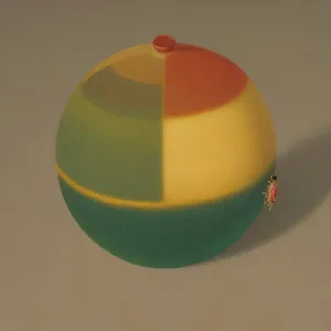 Egg-shaped Candy Ball in Colorful Sphere