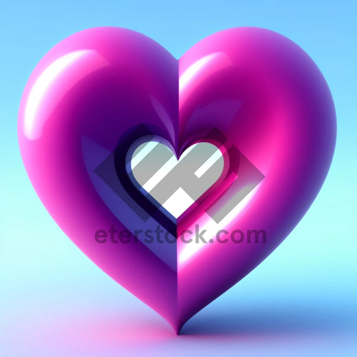 Picture of Shiny Heart Button: A glossy, round, and love-inspired web element.