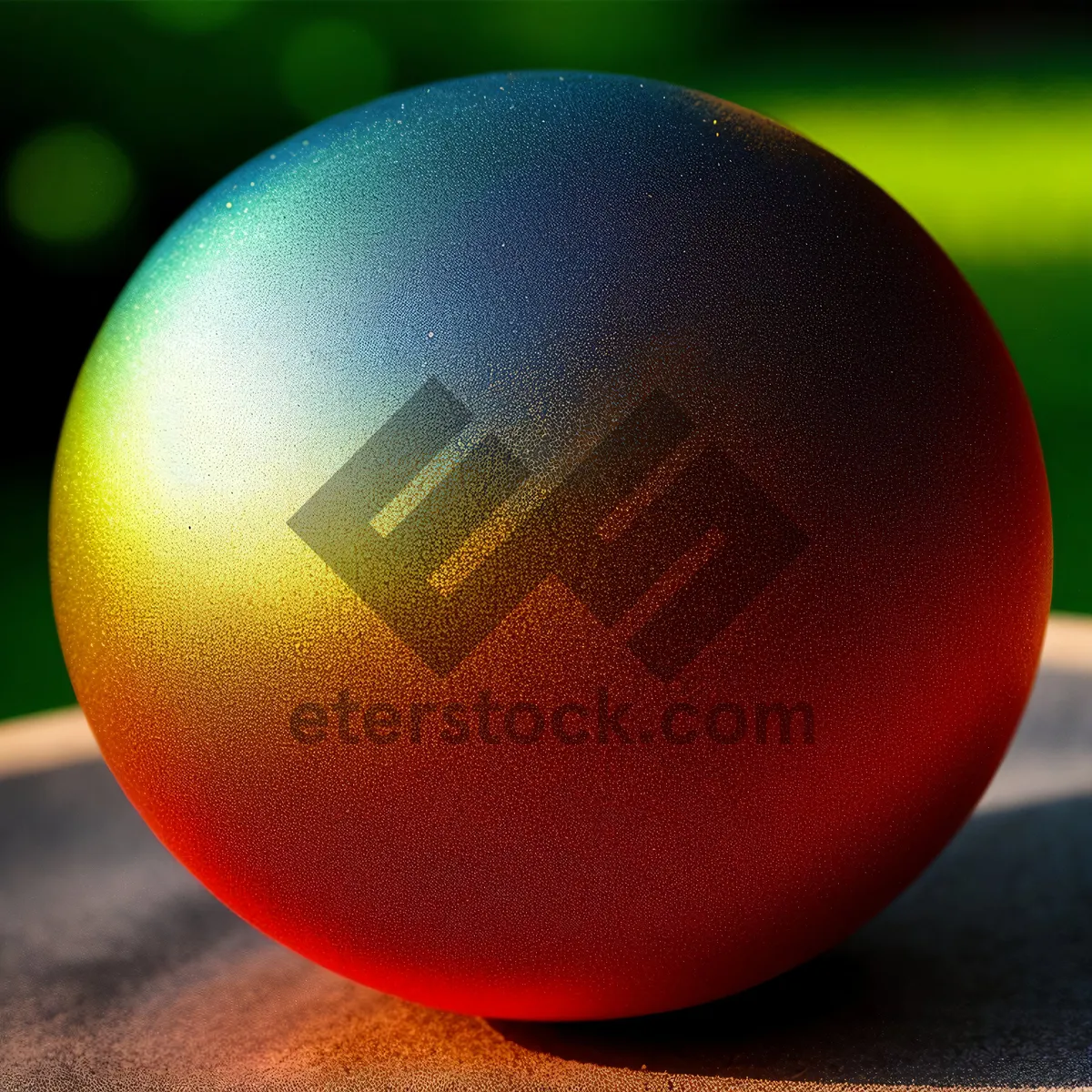 Picture of Colorful Croquet Ball for Fun Game Equipment.