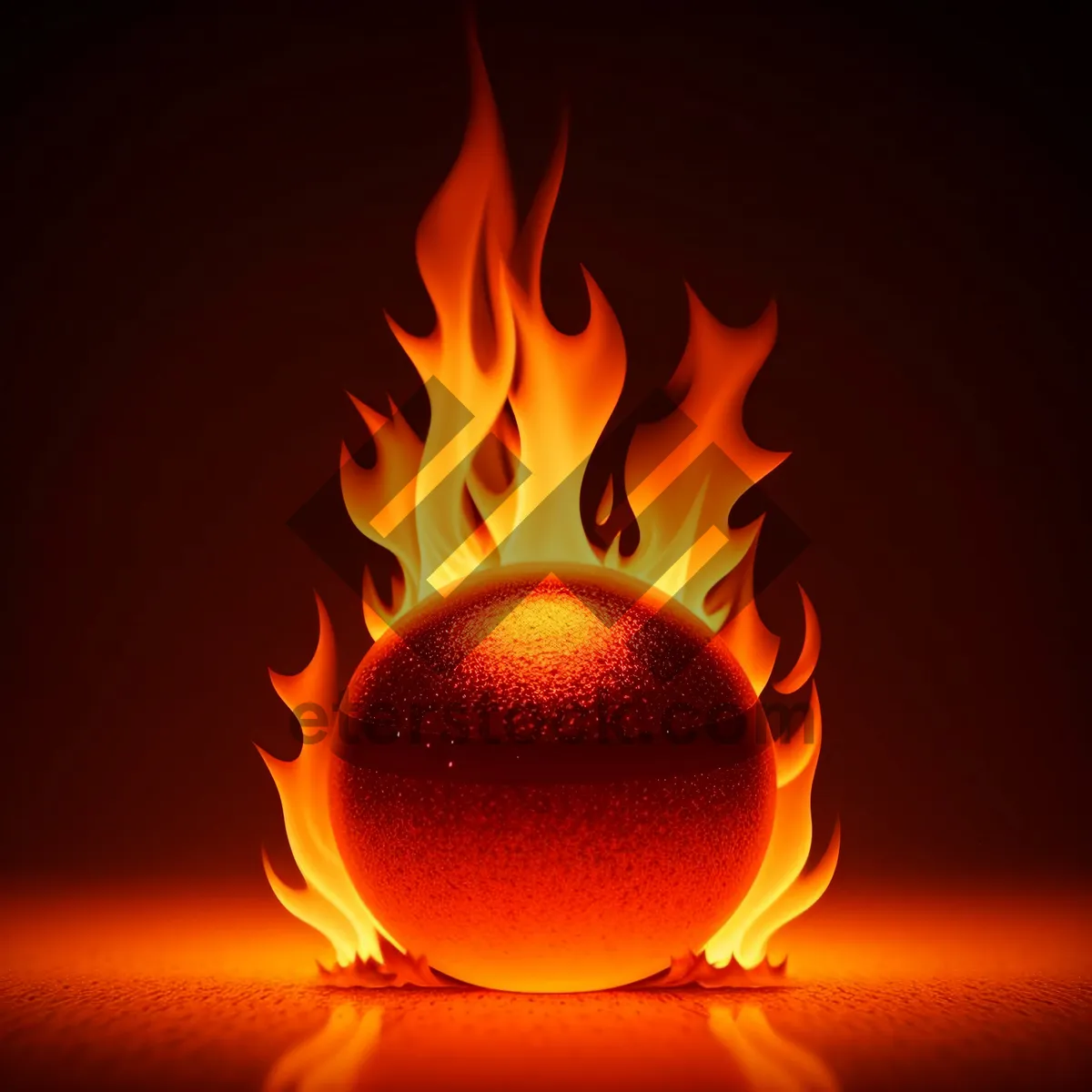 Picture of Fiery Blaze of Burning Heat