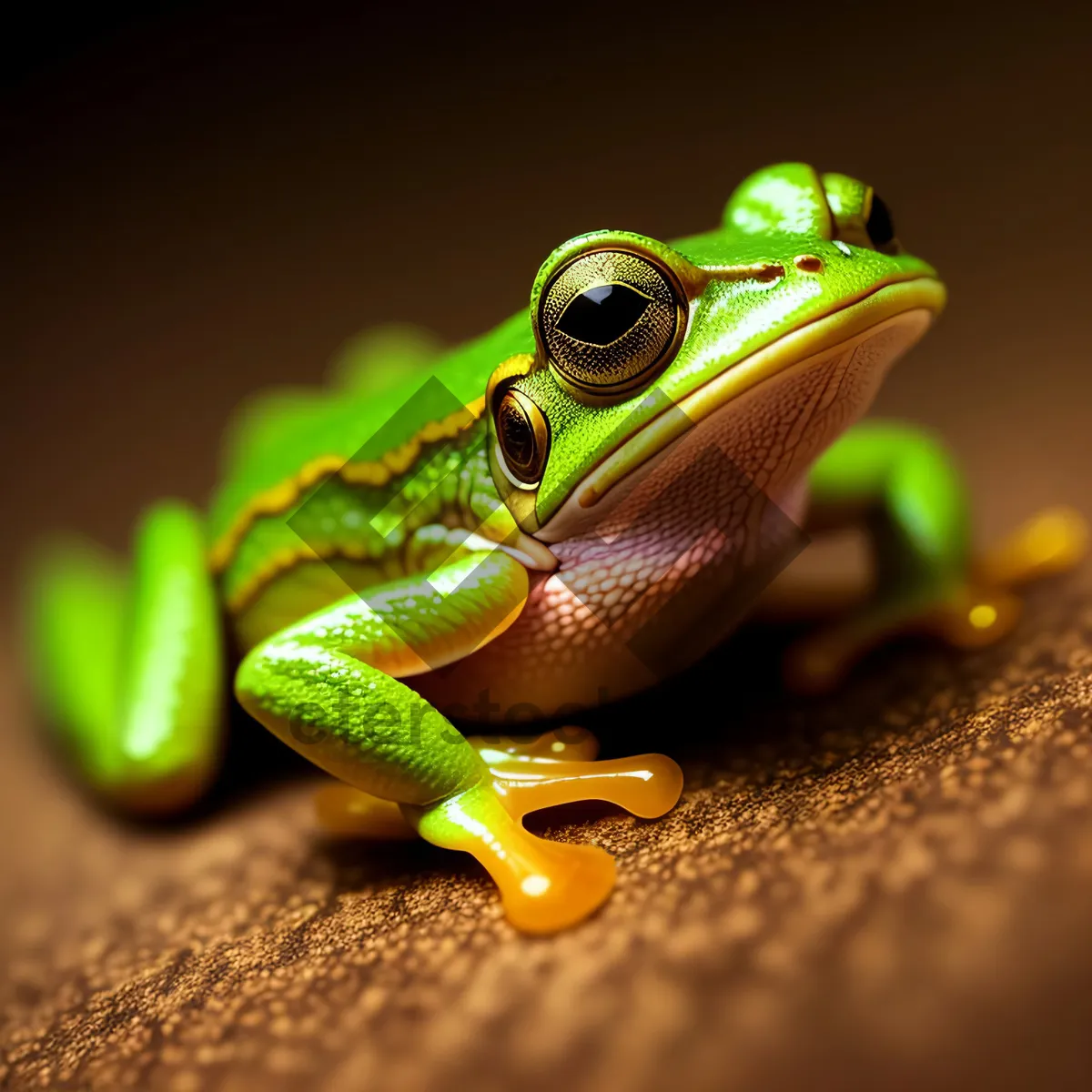 Picture of Vibrant-eyed Tree Frog - Nature's Colorful Amphibian