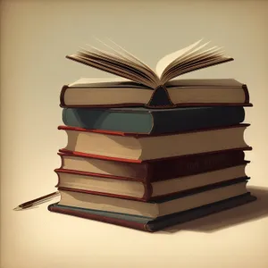Stack of Books on Education and Knowledge