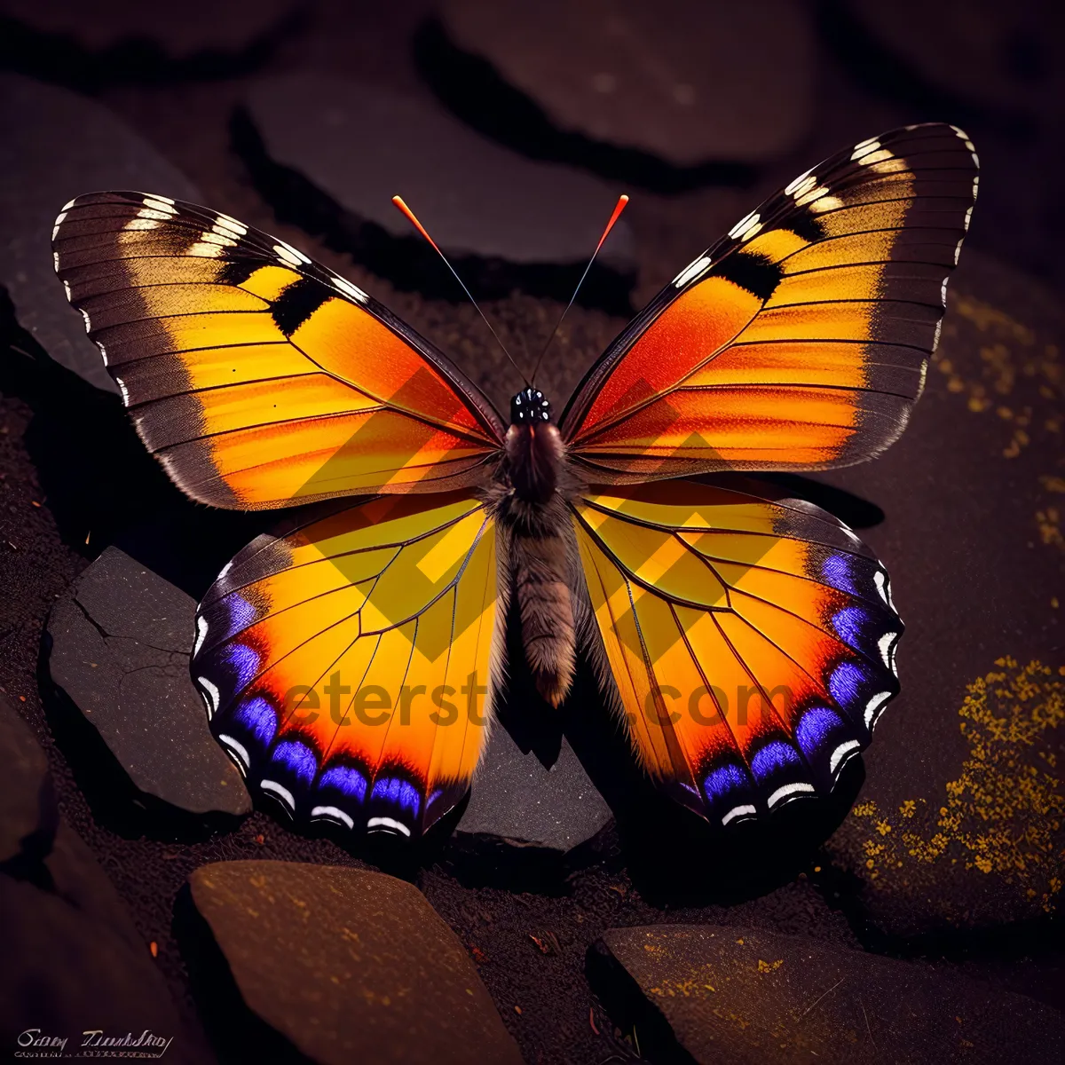 Picture of Monarch Butterfly in Orange Delicacy