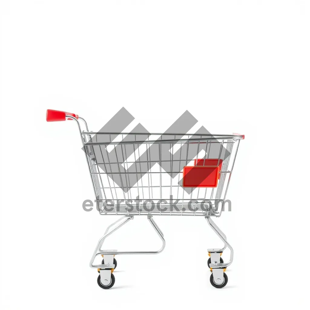 Picture of 3D Shopping Cart Customer Commercial Market Sales