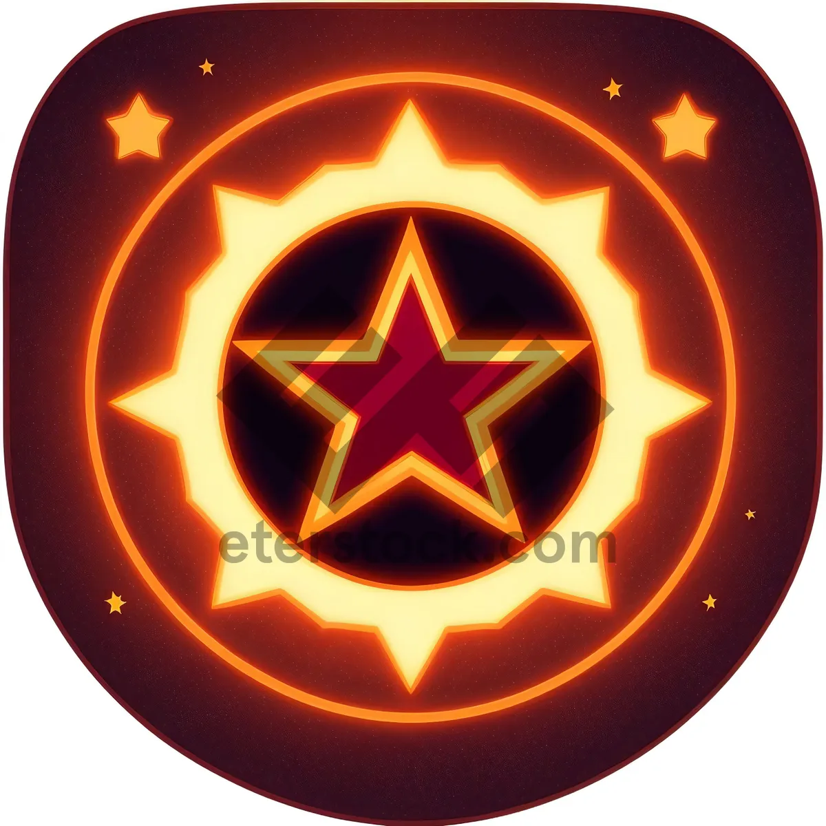 Picture of Black and Orange Pumpkin Button Icon