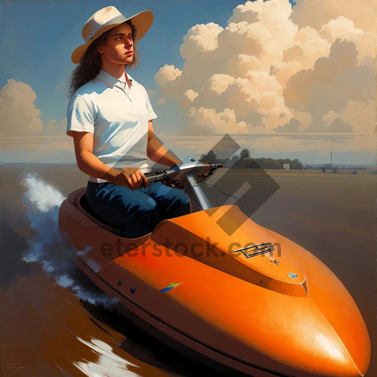 Picture of Summer Fun: Kayaking Adventures on the Beach