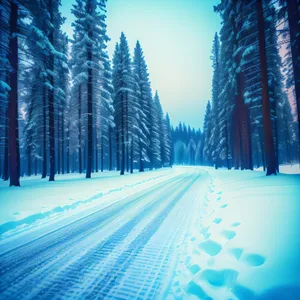 Winter Wonderland: Majestic Forest Blanketed in Snow