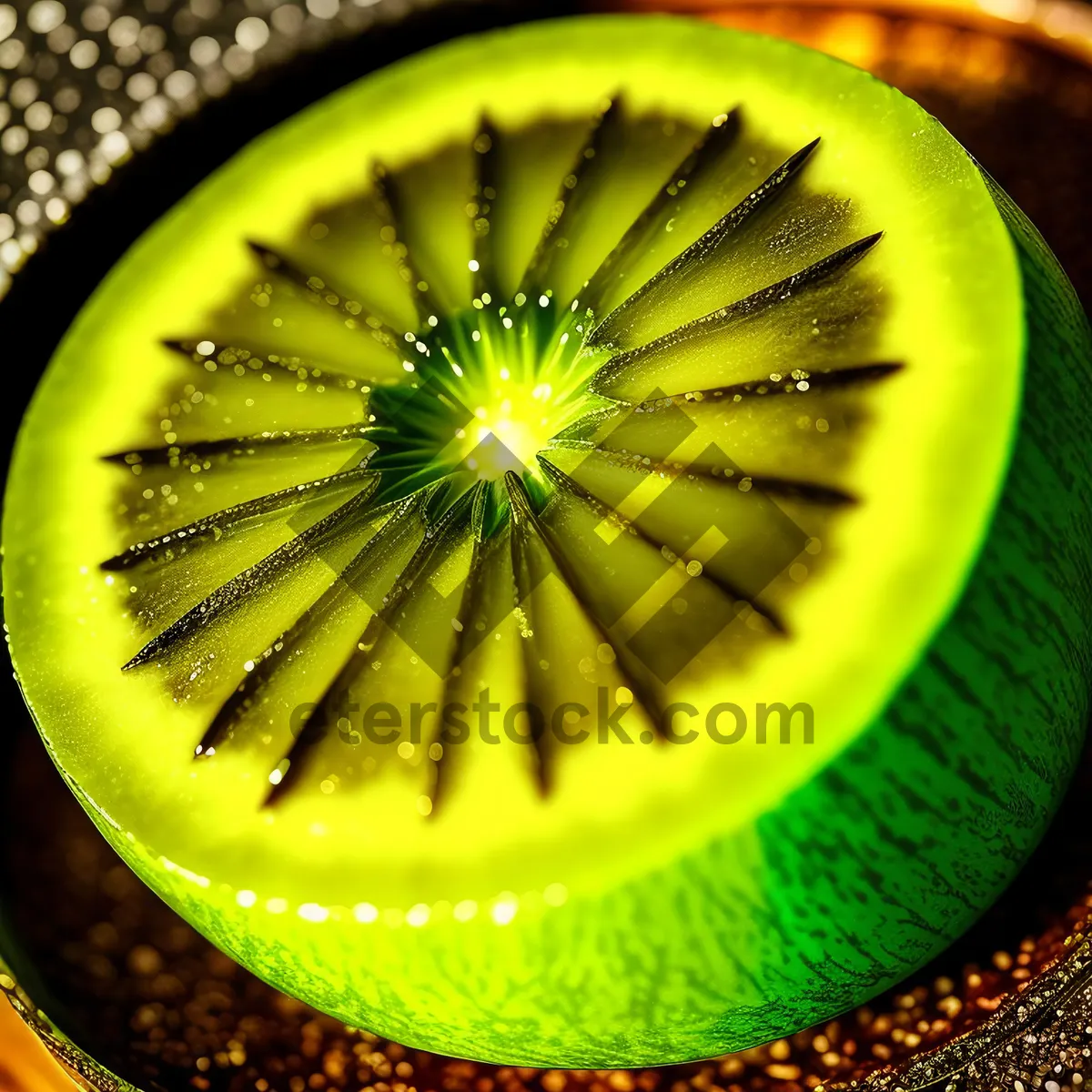 Picture of Tropical Citrus Kiwi Lemon Slice: Freshly Juiced Healthy Delight