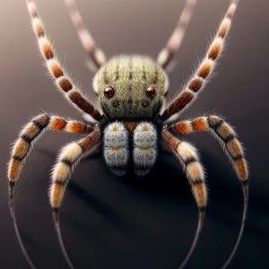 Creepy Garden Spider - Close-up Wildlife Capture