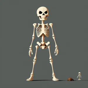 Skeletal Automaton in a Cemetery: 3D Anatomy of Human Bone Structure