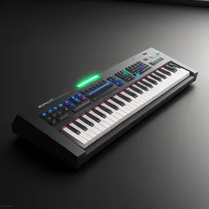 Synth Keyboard - Musical Equipment for Digital Sequencing