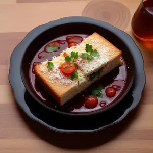 Delicious Gourmet Cheese Plate with Fresh Vegetables