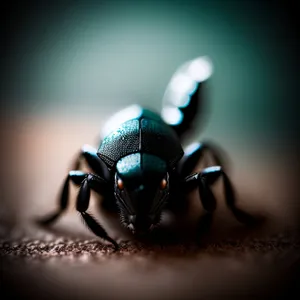 Black Rhinoceros Beetle: Majestic Arthropod of the Ground.