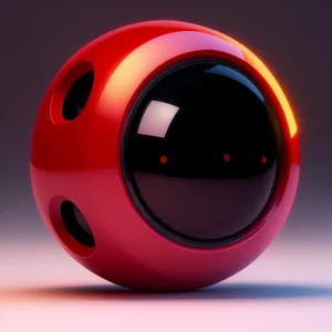 Cartoon Soccer Team Icon - 3D Ball Design