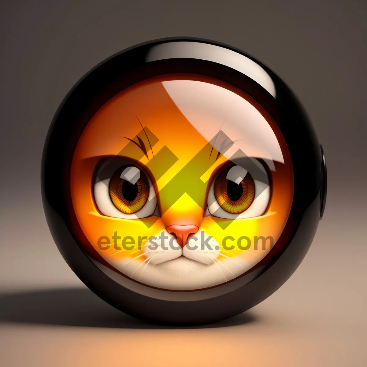 Picture of Playful Eyebrow Cartoon Face Character Icon