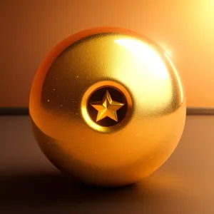 Shining Sphere: Illuminating 3D Lamp Symbol