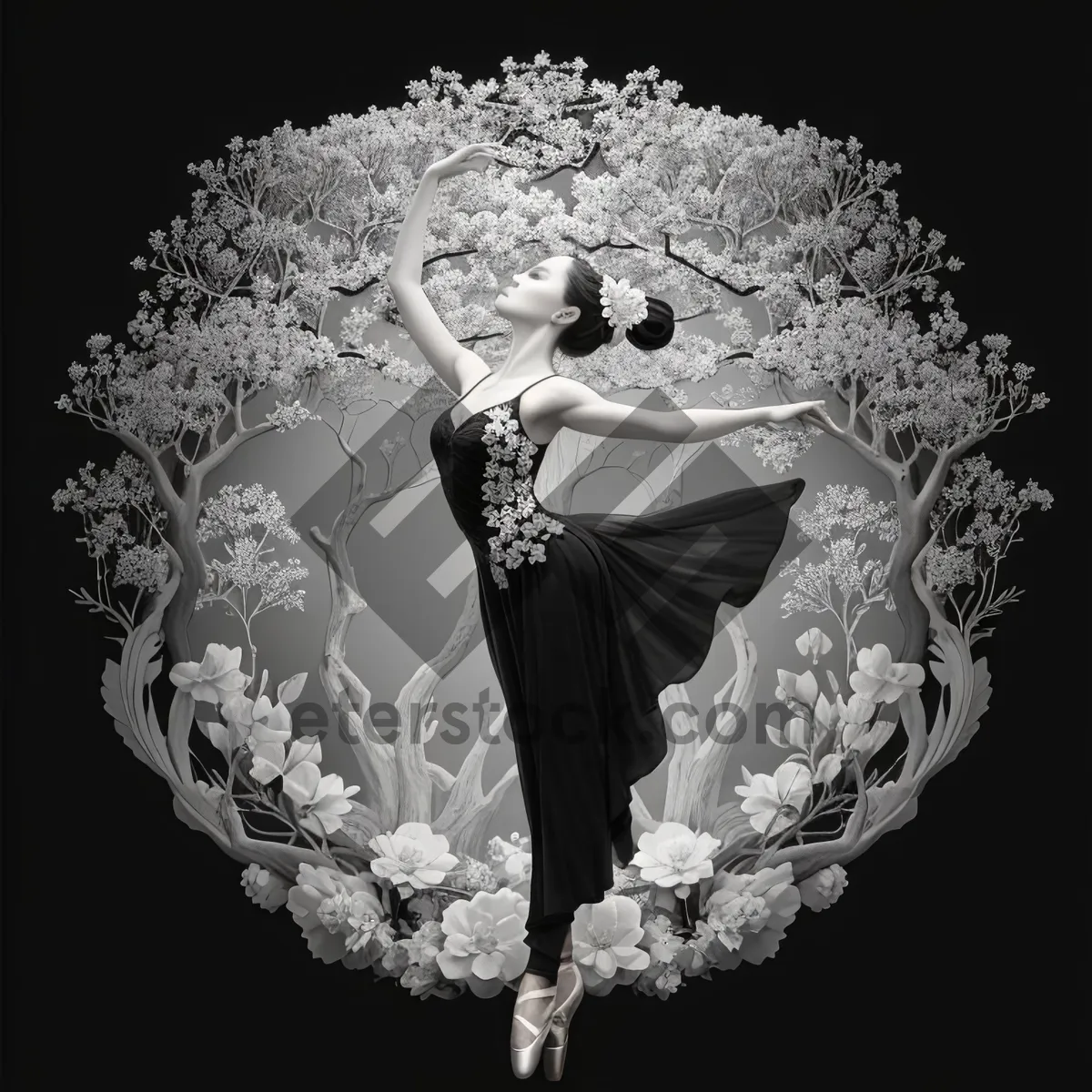 Picture of Sparkling Gem Chandelier Bride