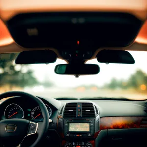 Modern Car Control: Speedy Steering Wheel and Driver's Seat