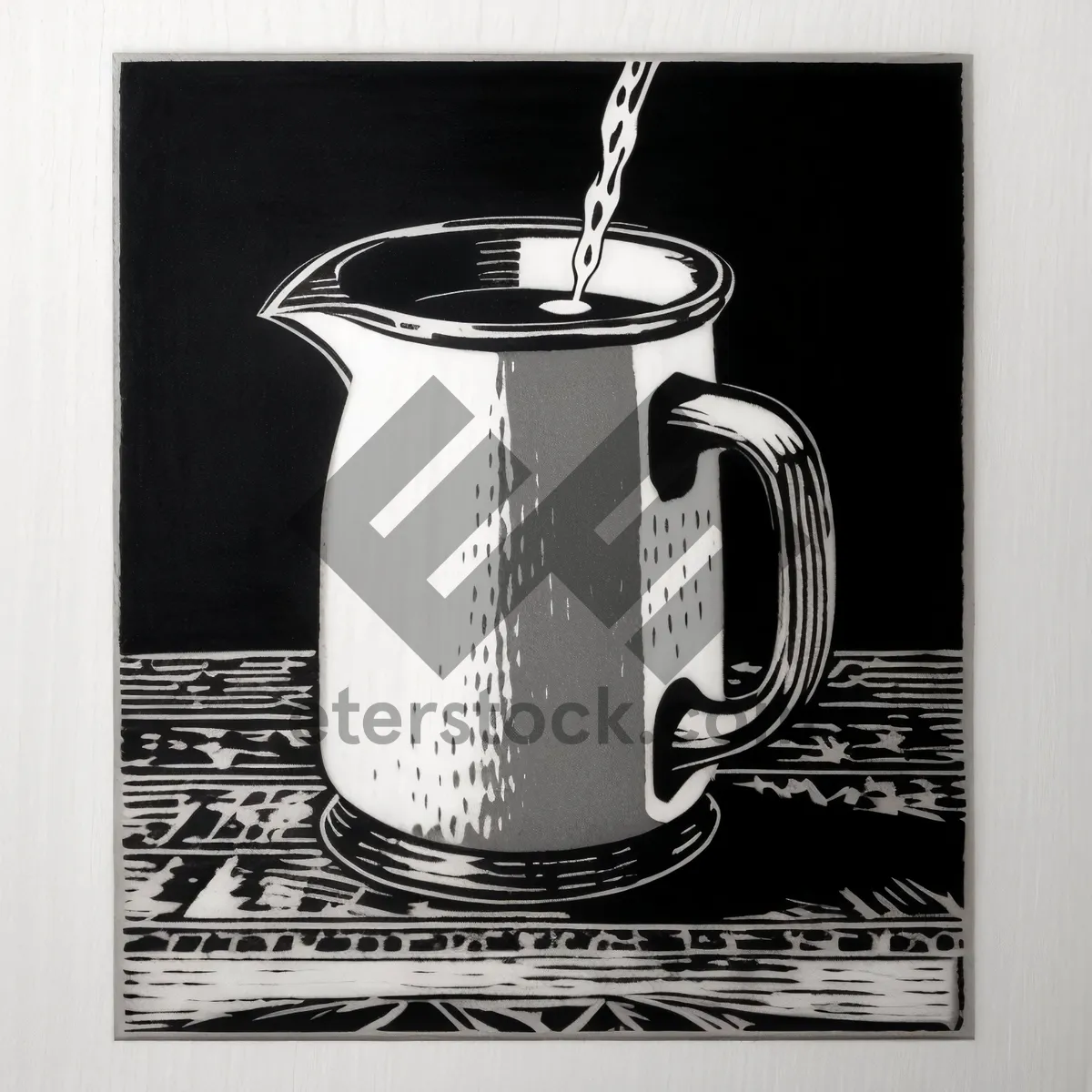 Picture of Morning Brew: Hot Coffee in Glass Pitcher