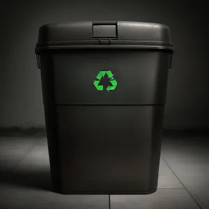 Plastic Ashcan Container Shredder Device