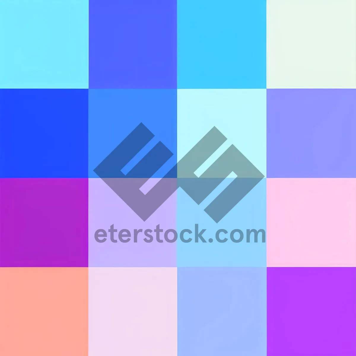 Picture of Colorful Geometric Mosaic Tile Pattern