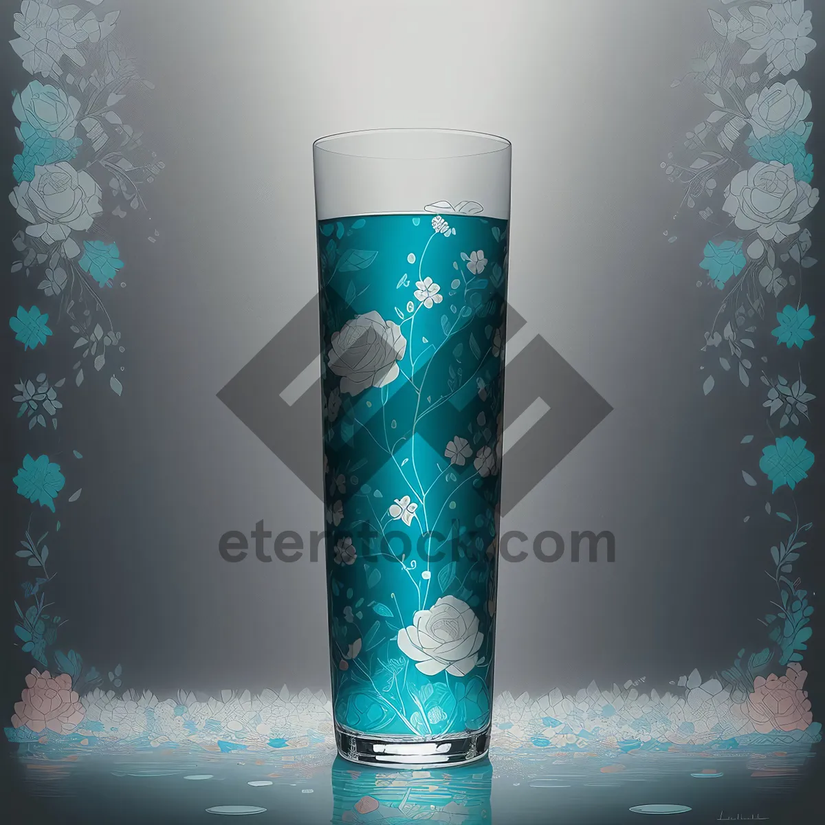 Picture of Refreshing Glass Water Bottle with Vodka