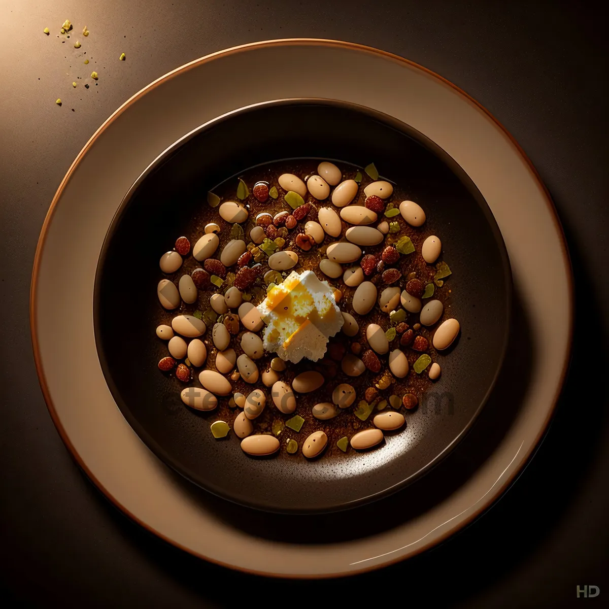 Picture of Nutritious Bowl of Healthy Pepper Legume Soup