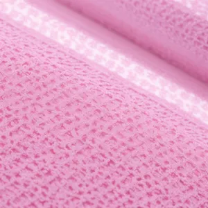 Pink Satin Textured Fabric Design