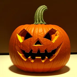 Fearful Night Glow: Jack-o'-Lantern Halloween Harvest
